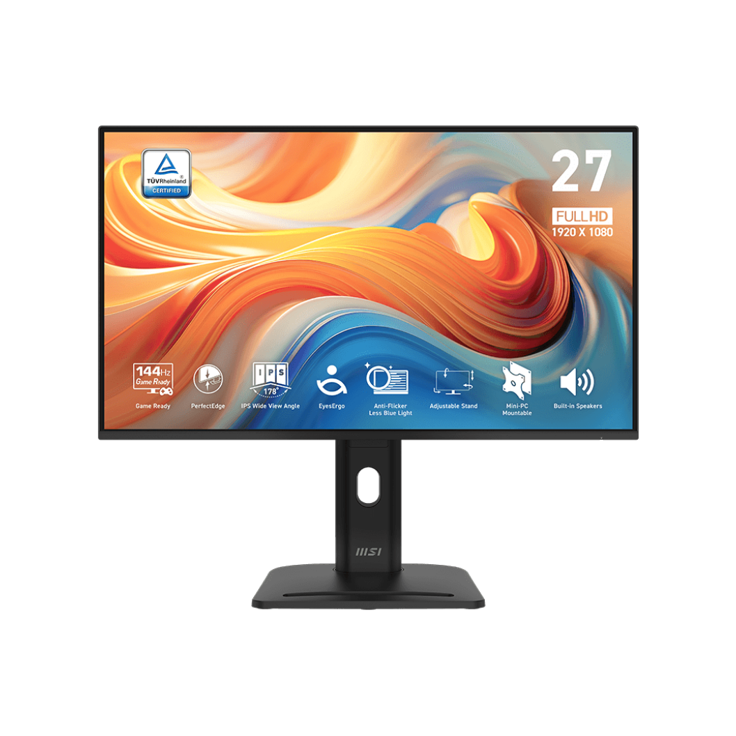 Bild von MSI PRO MP275PG E14 Office Monitor - IPS Panel, 144Hz Höhenverstellbar (130mm)