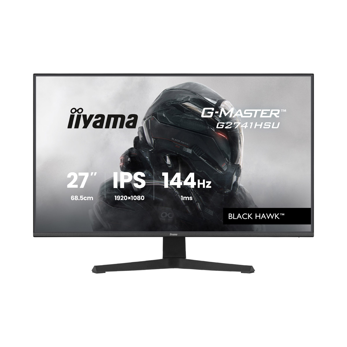 Bild von Iiyama G2741HSU-B1 Gaming Monitor 27? Full HD IPS?Panel, 144 Hz, 1 ms MPRT, FreeSync und G?Sync kompatibel