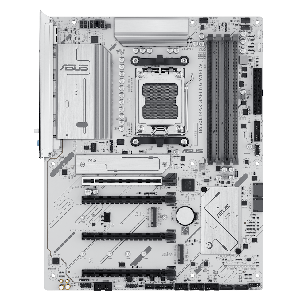Bild von ASUS B850M MAX GAMING WIFI W Mainboard Sockel AM5
