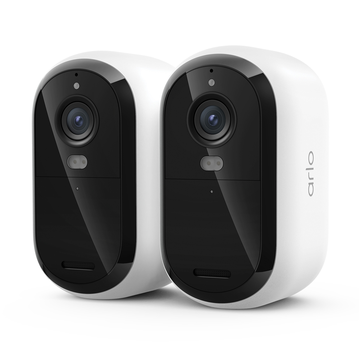 Bild von Arlo Essential 3 2K Sicherheitskamera Weiß 2er Set 4MP (2560x1440), WLAN, Akku, Indoor/Outdoor, Intelligente Erkennung