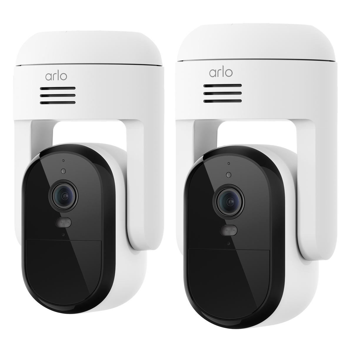 Bild von Arlo Essential 3 2K PTZ Sicherheitskamera Weiß 2er Set 4MP (2560x1440), WLAN, Netzteil, Indoor/Outdoor, Schwenk- und Neige-Funktion