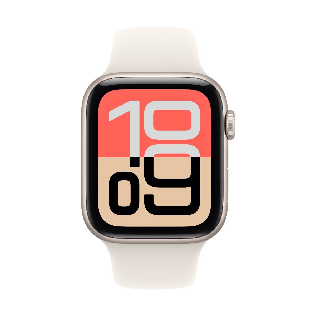 Bild von Apple Watch SE 3 Cellular 44mm Polarstern Aluminium Gehäuse mit Polarstern Sport Band - S/M