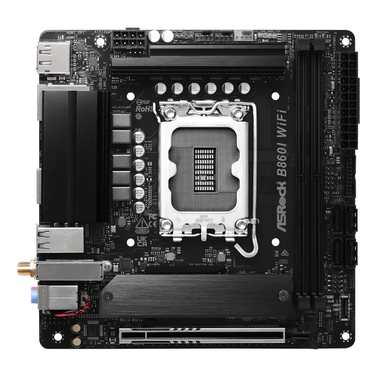 Bild von ASRock B860I WiFi Mainboard