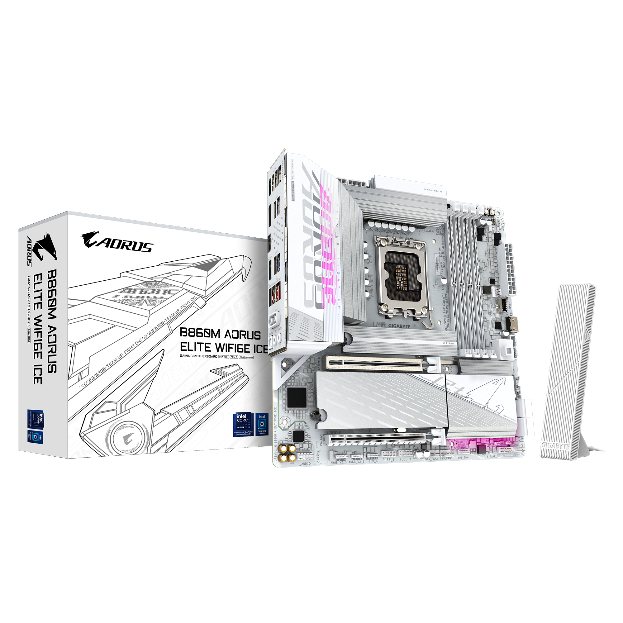 Bild von GIGABYTE B860M A ELT WF6E ICE Mainboard
