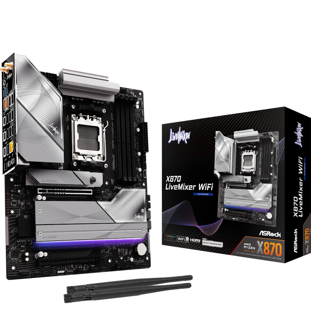 Bild von ASRock X870 LiveMixer WiFi Mainboard
